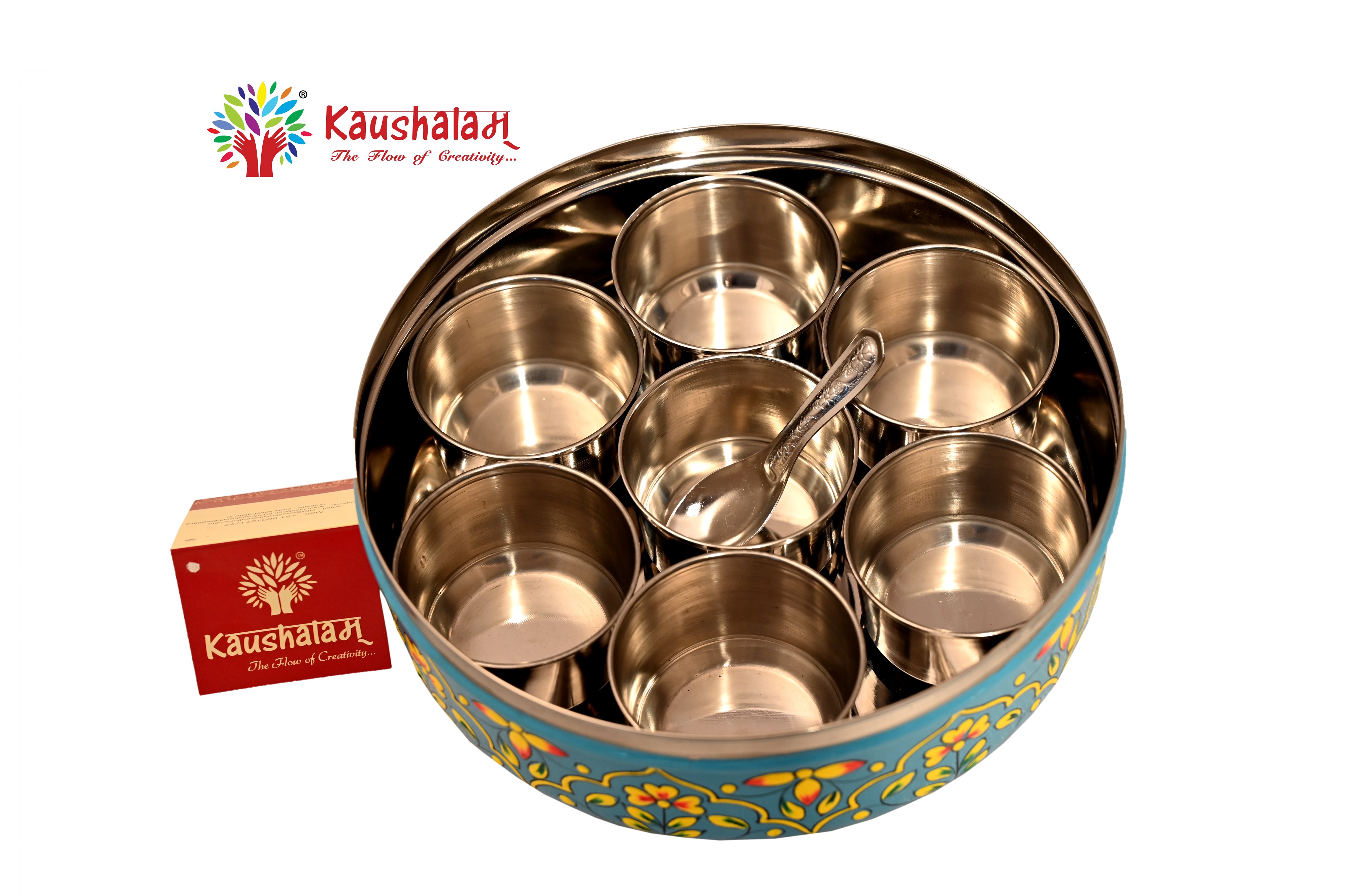 Spice Box 8": Turquoise