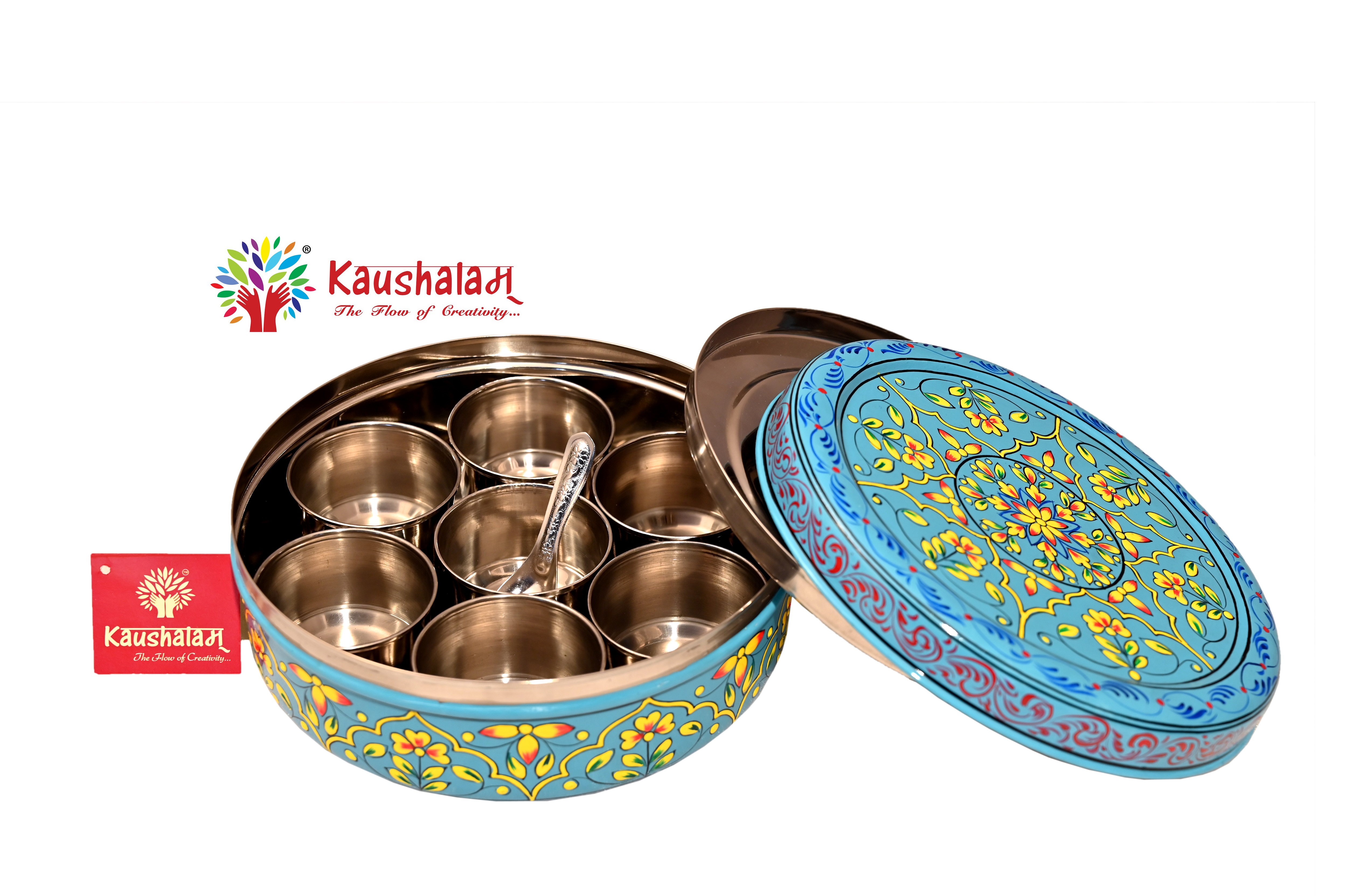 Spice Box 8": Turquoise Spice Box 8": Turquoise