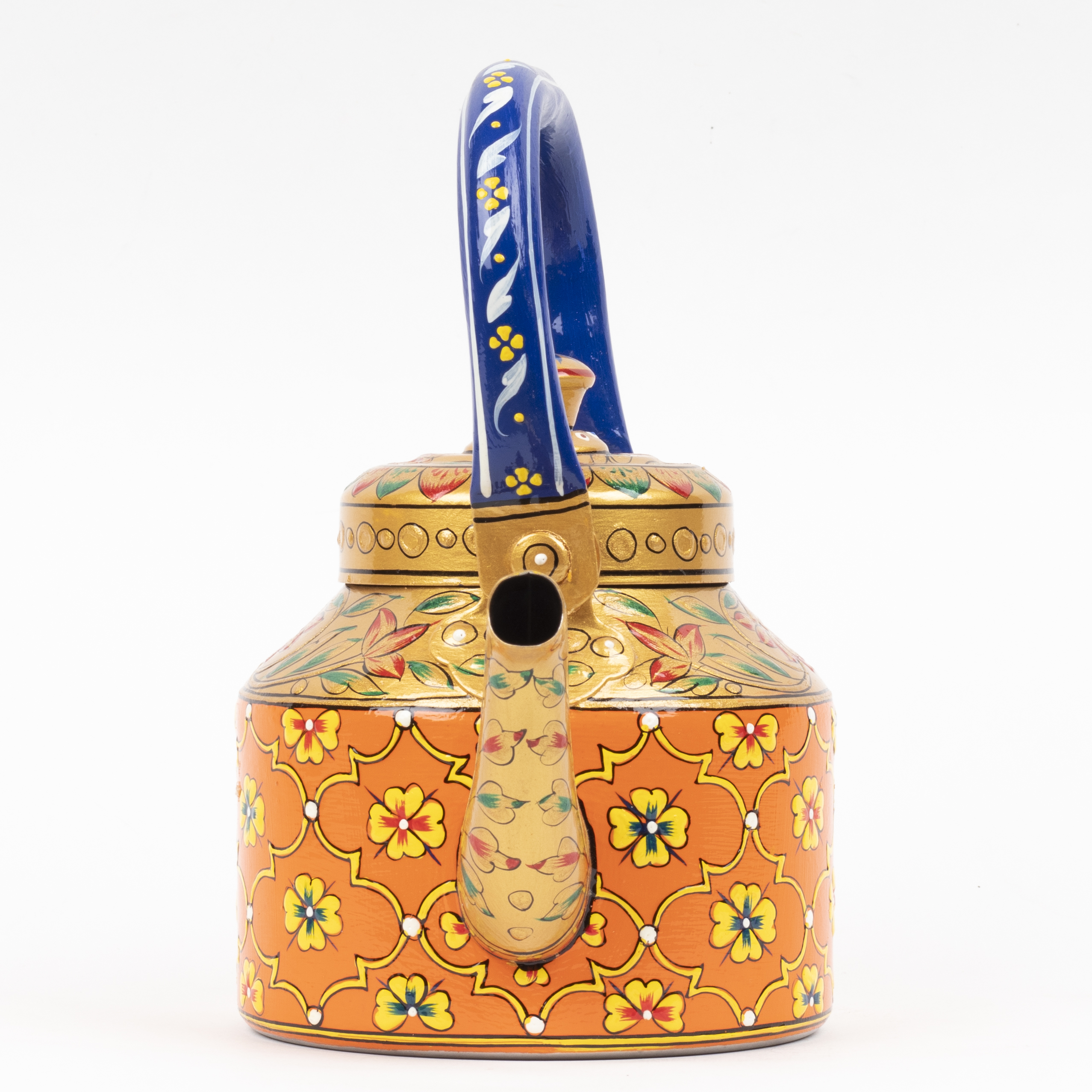 Hand Painted Tea Kettle - Kesar