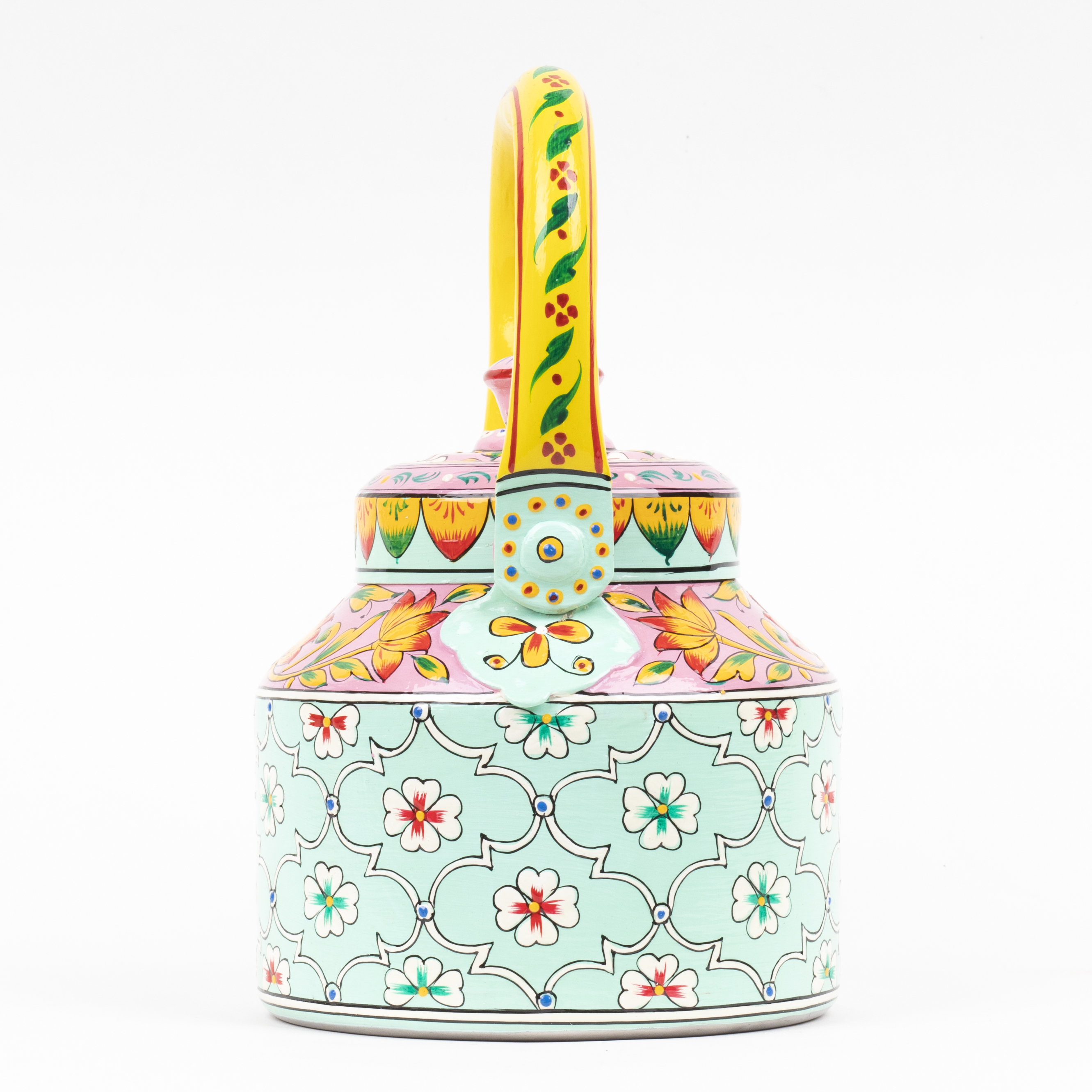 Hand-Painted Stainless Steel Tea Kettle –  Habibi