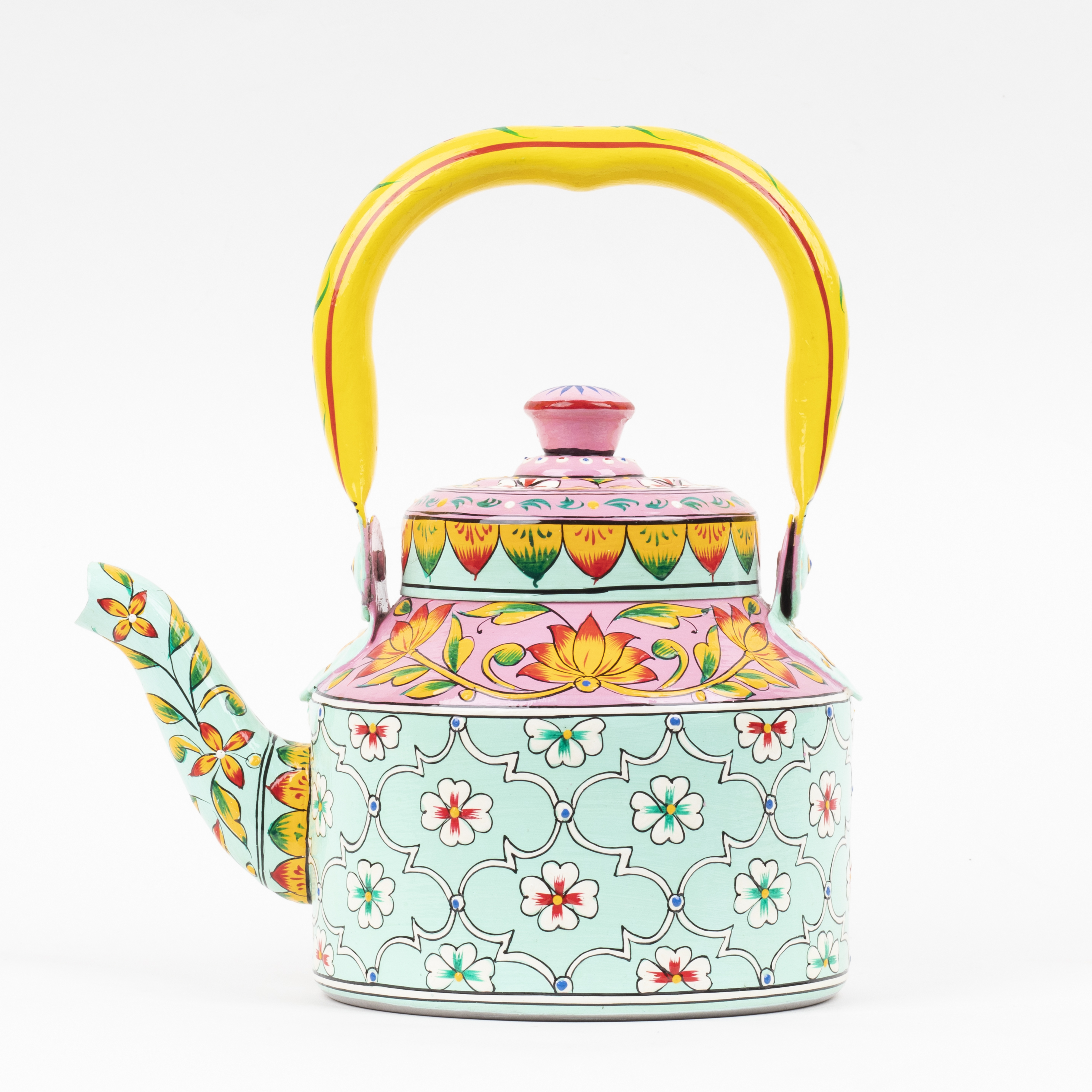 Hand-Painted Stainless Steel Tea Kettle –  Habibi