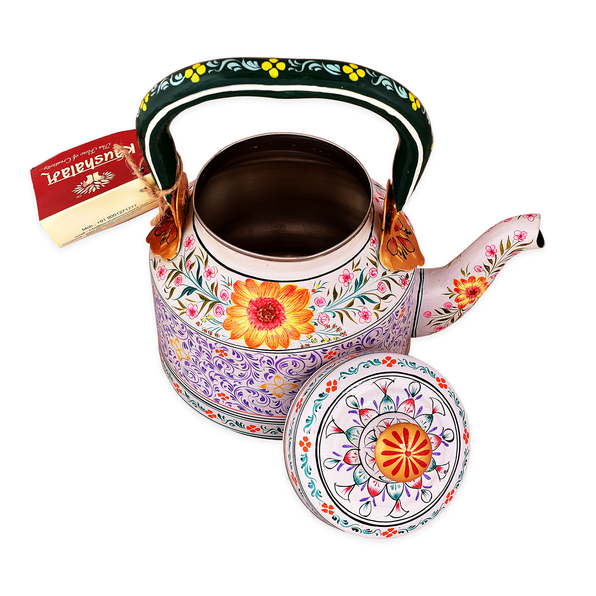 Sun Flower - Artisan Hand-Painted Tea Kettle