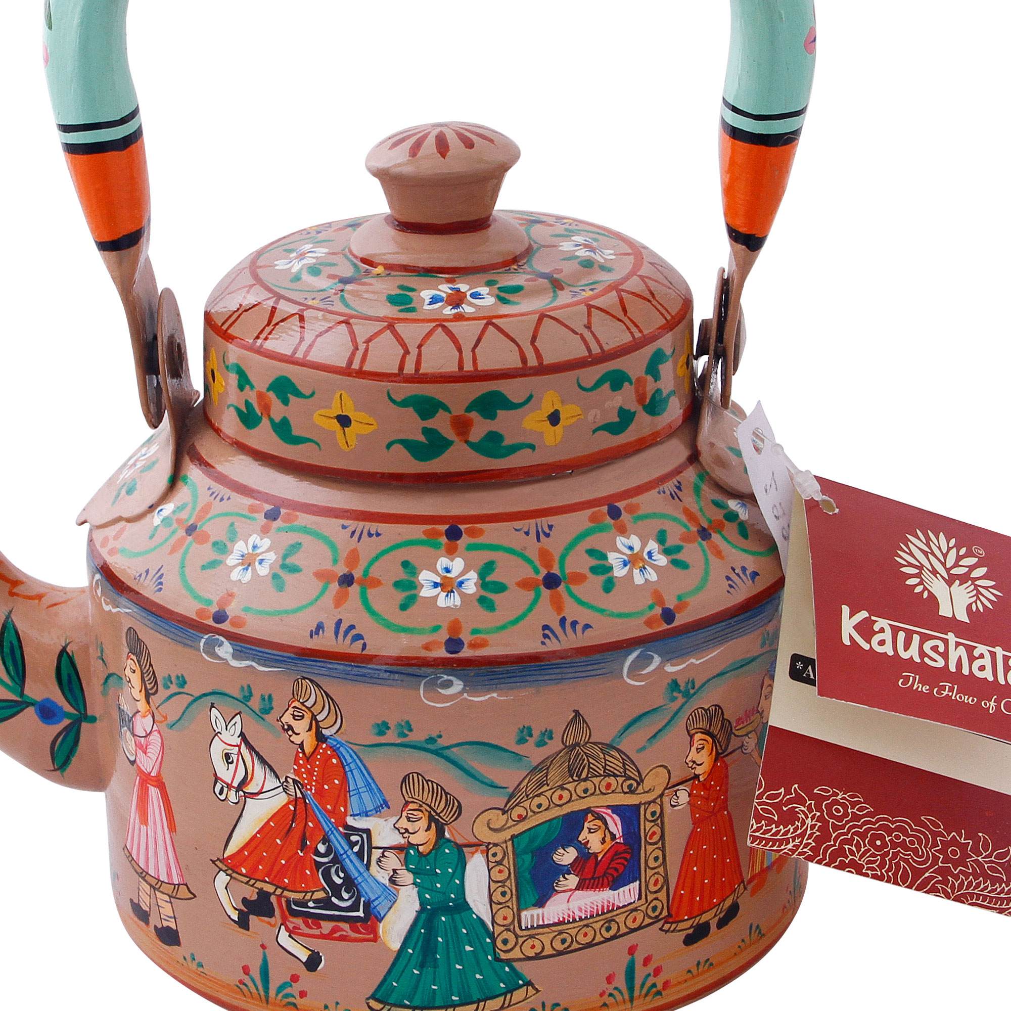 Hand-Painted Tea Kettle – Indian Wedding
