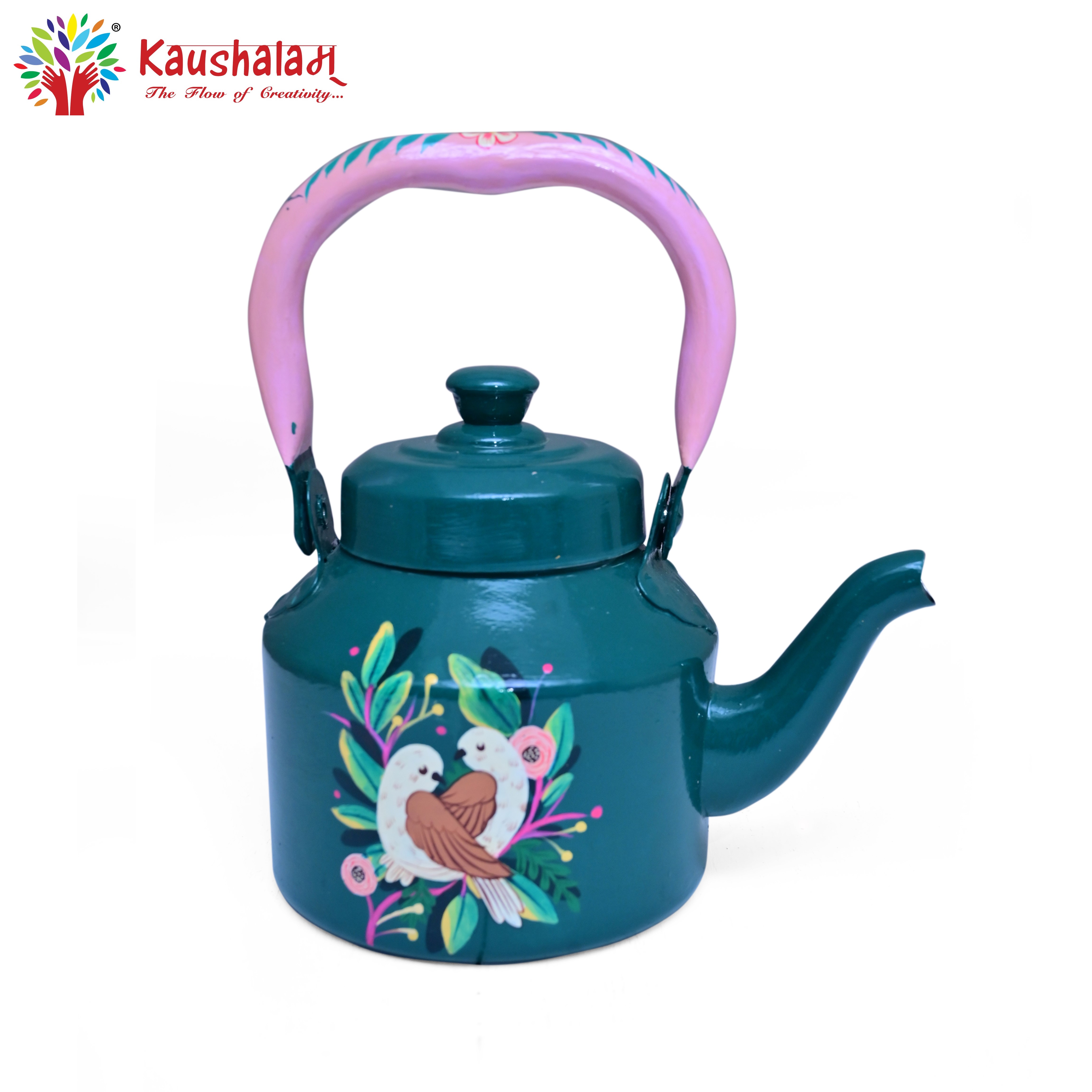 Hand-Painted Tea Kettle  - Bloomsbury Birds