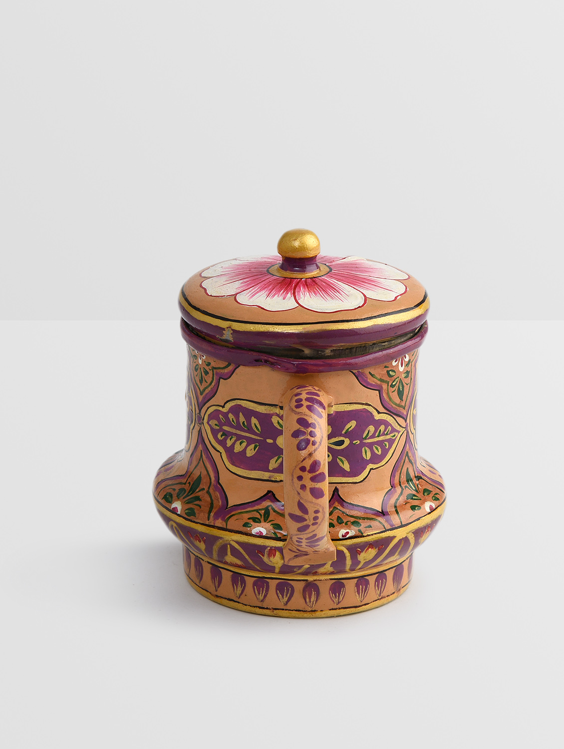 Hand Painted Tea Kettle with Milk pot