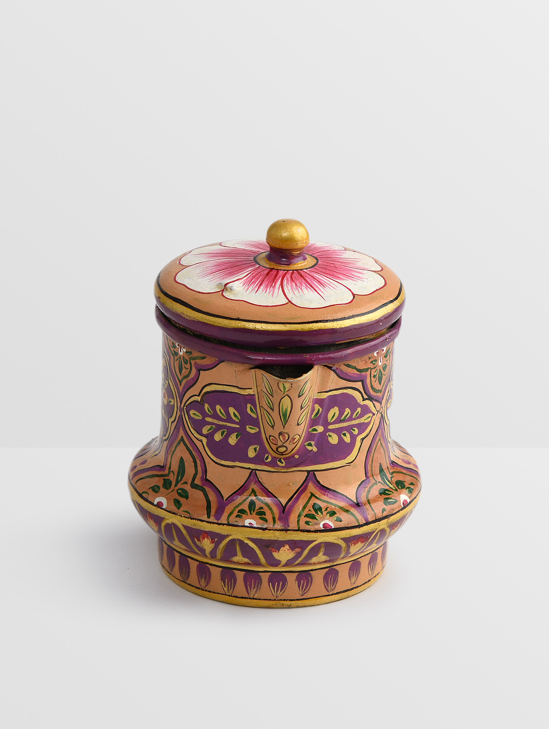 Hand Painted Tea Kettle with Milk pot