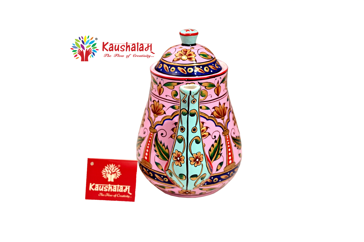 Hand-Painted Ceramic Tea Pot: Adaa