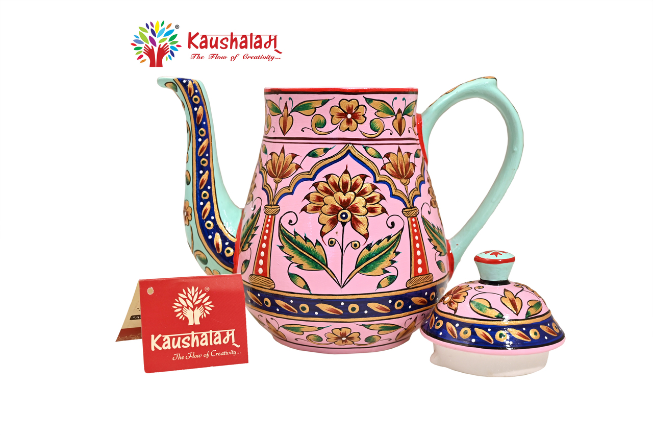 Hand-Painted Ceramic Tea Pot: Adaa