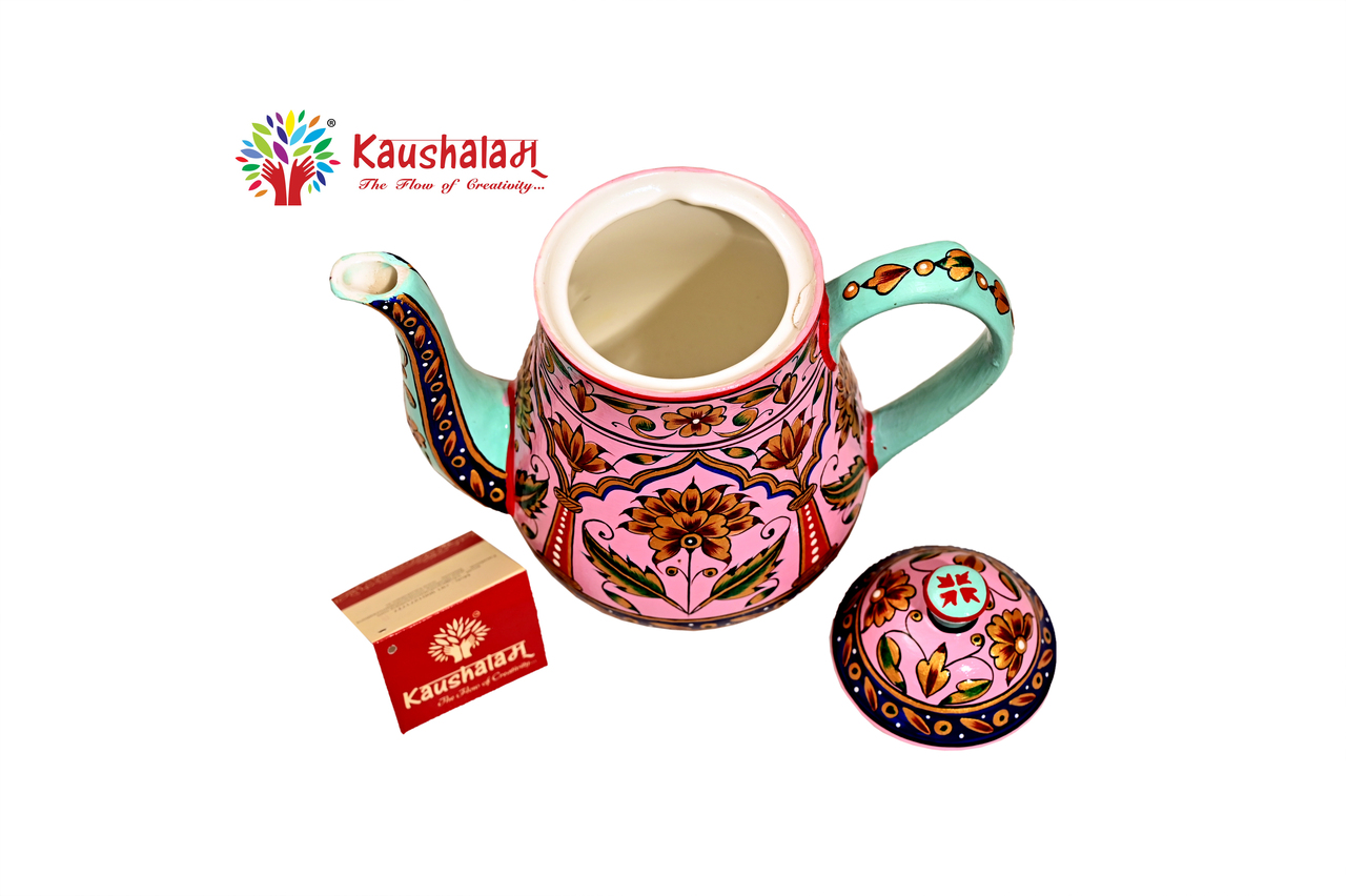 Hand-Painted Ceramic Tea Pot: Ada