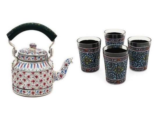 Kaushalam Hand Painted Tea Sets Kaushalam Hand Painted Tea Sets