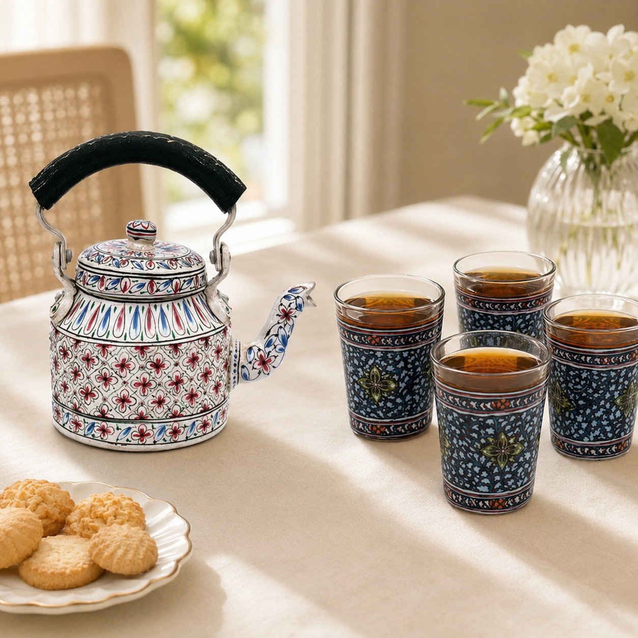 Kaushalam Hand Painted Tea Sets