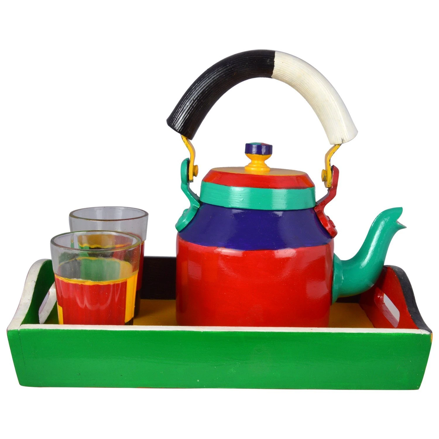 Kaushalam Tea Set: "RainbowTea Set "