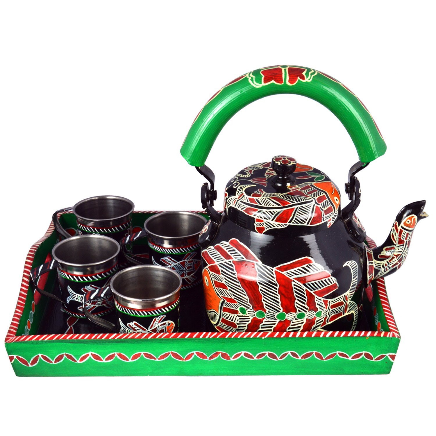 Kaushalam Tea Set: "Fish Tea Set " Kaushalam Tea Set: "Fish Tea Set "