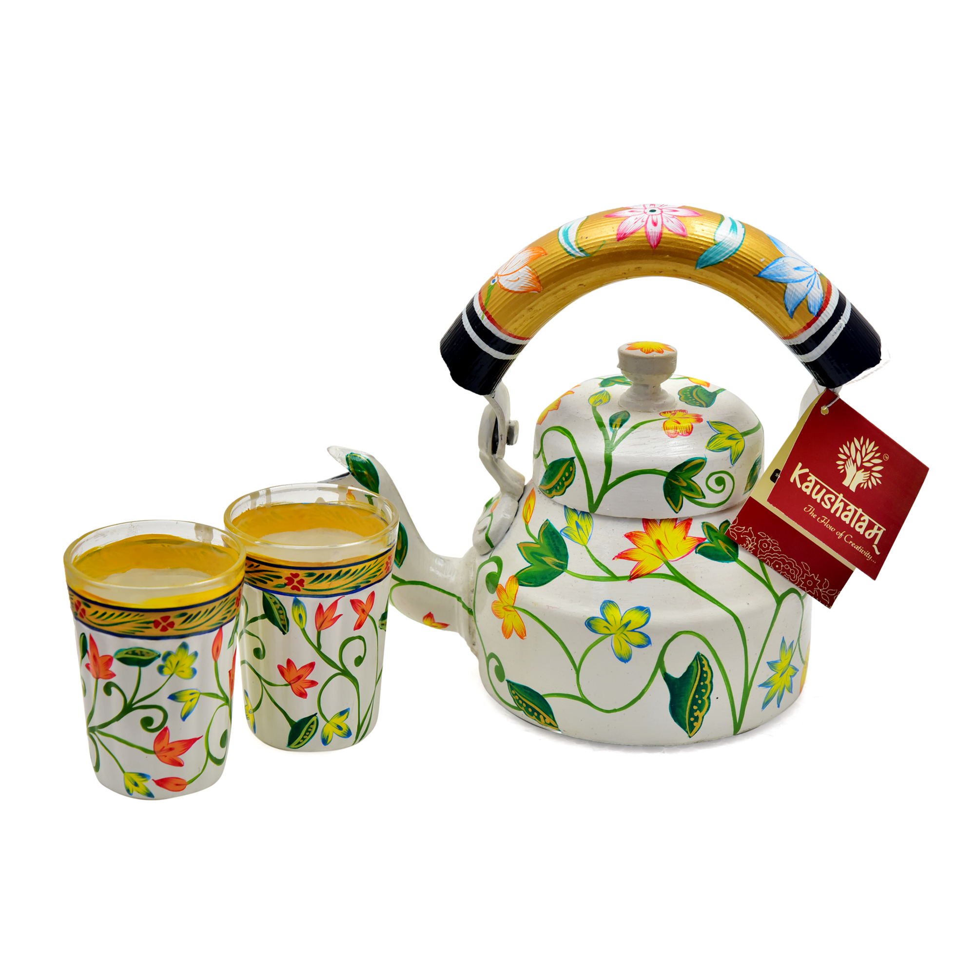 Kaushalam Hand  Painted Tea Sets Kaushalam Hand  Painted Tea Sets