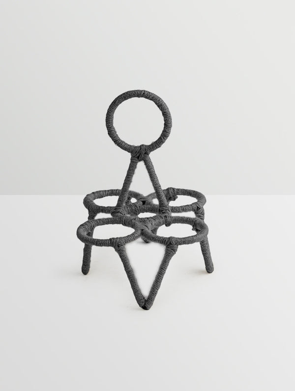 Tea Glass Stand Four CHIKA: Blue