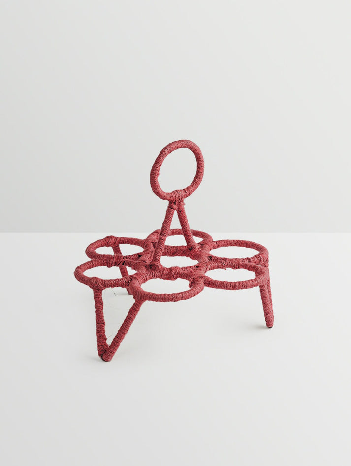 Tea Glass Stand Six CHIKA:: pink