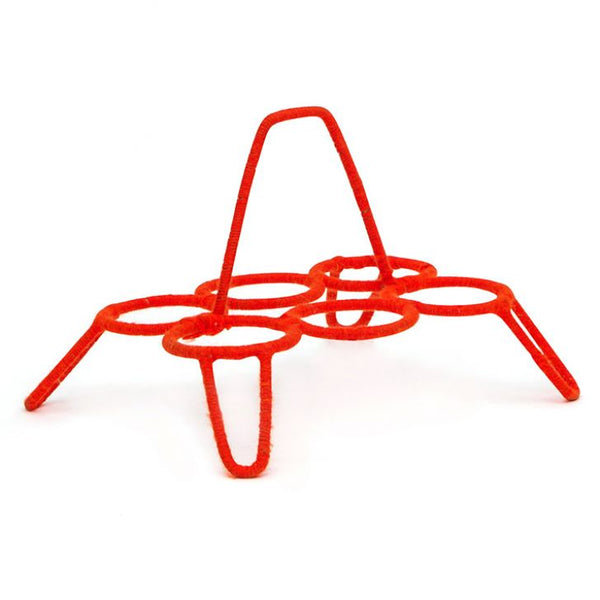 TEA GLASS STAND CHIKA: Red TEA GLASS STAND CHIKA: Red