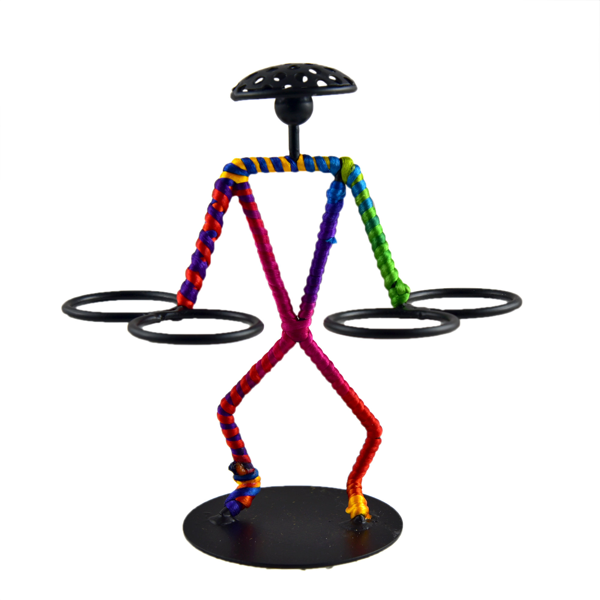 Shot Glass Stand for 4 glasses: Man Shaped Iron Shot Glass stand Shot Glass Stand for 4 glasses: Man Shaped Iron Shot Glass stand