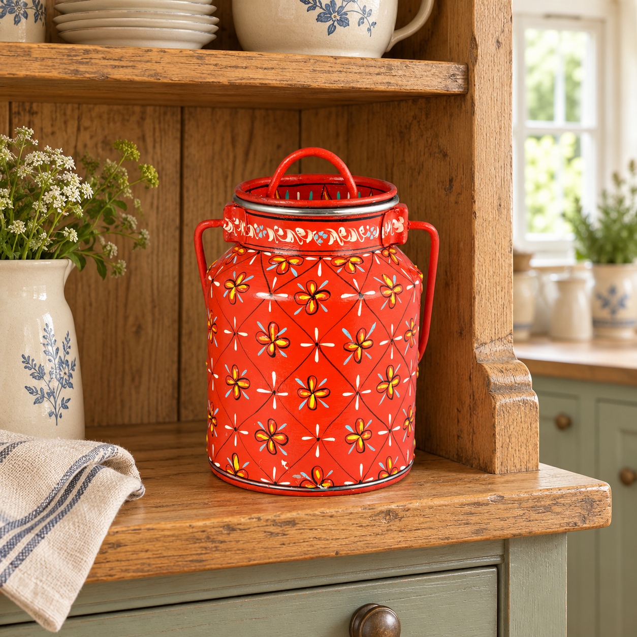 KAUSHALAM BUCKET: Bright Red