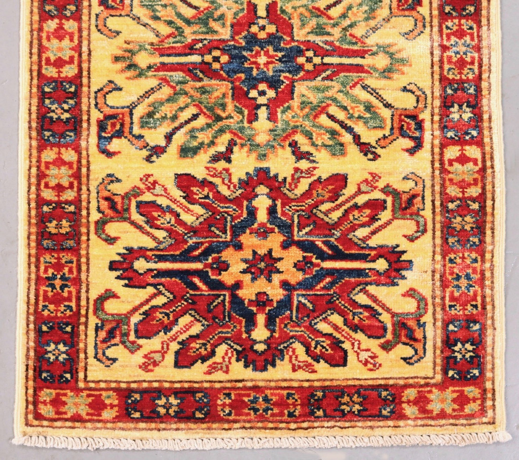 Kazak Farahan Fine Veggie Dye Rug (Ref 241) 297x54cm