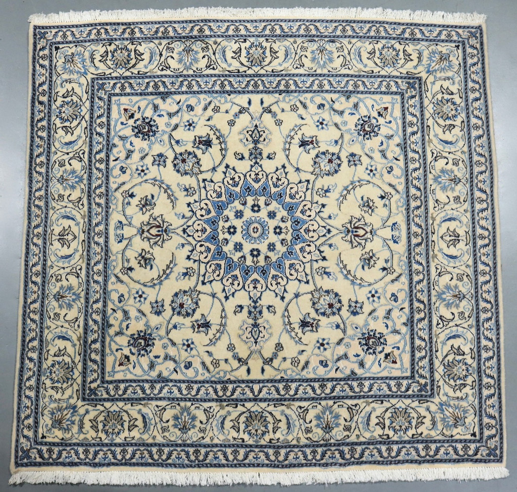 Nain Tabas Square Persian Rug (Ref 875) 195x195cm