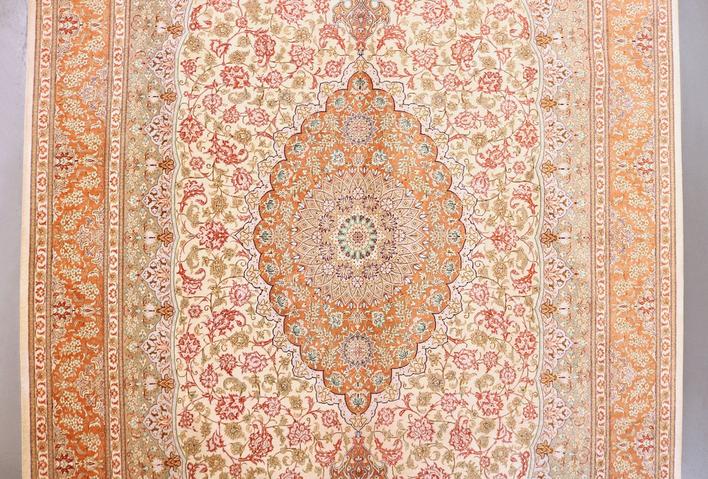 Pure Silk Qum Persian Rug (Ref 222) 300x200cm