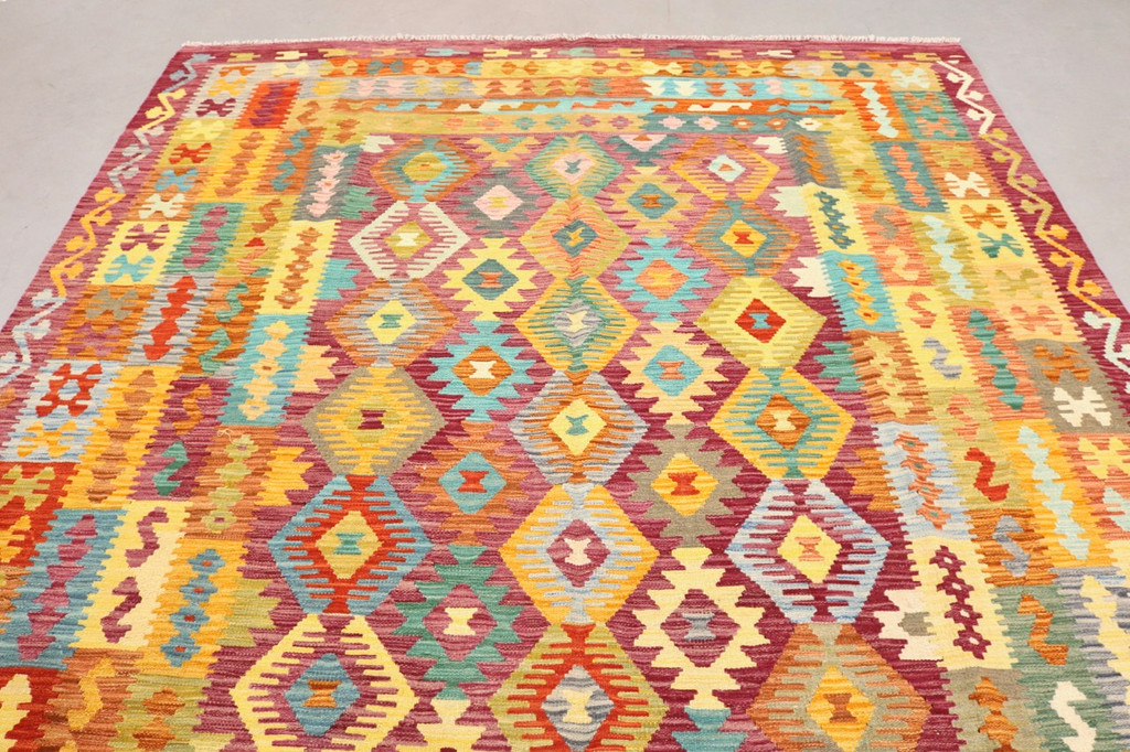 Veggie Dye Afghan Kilim (Ref 106613) 347x240cm