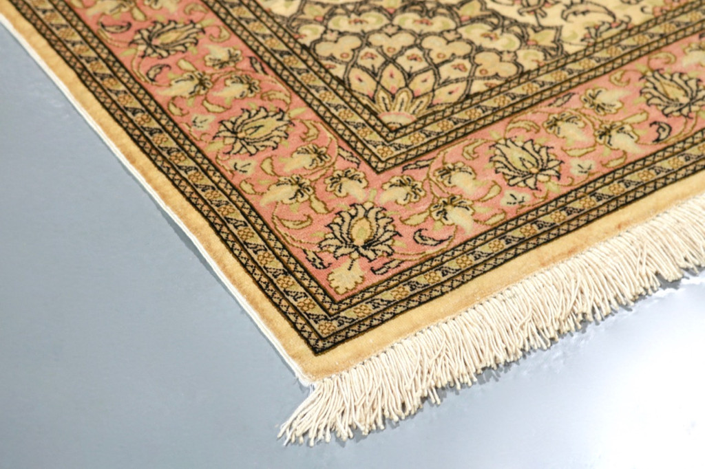 Pure Silk Qum Persian Rug (Ref 319) 157x97cm