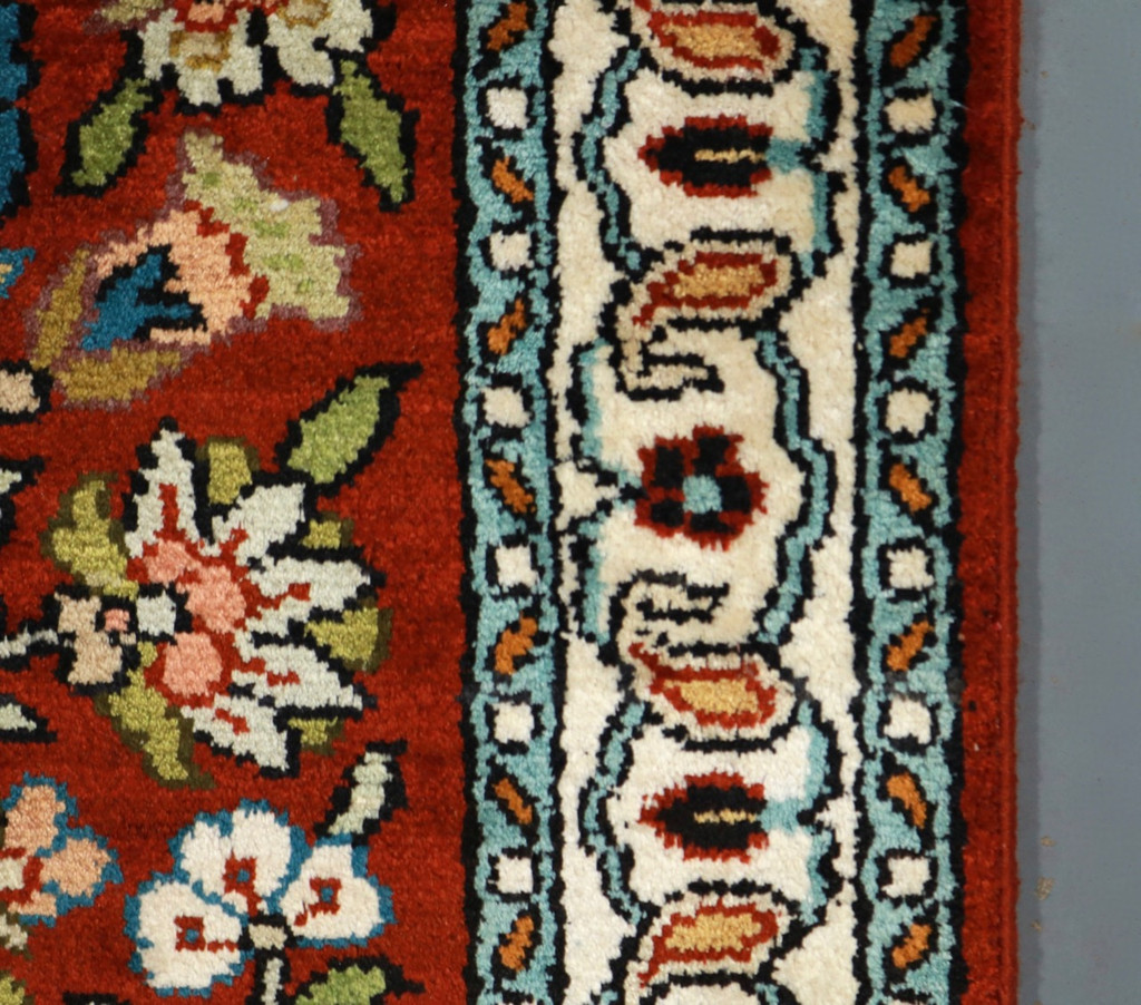 Kashmir Pure Silk Rug (Ref 3171) 121x45cm