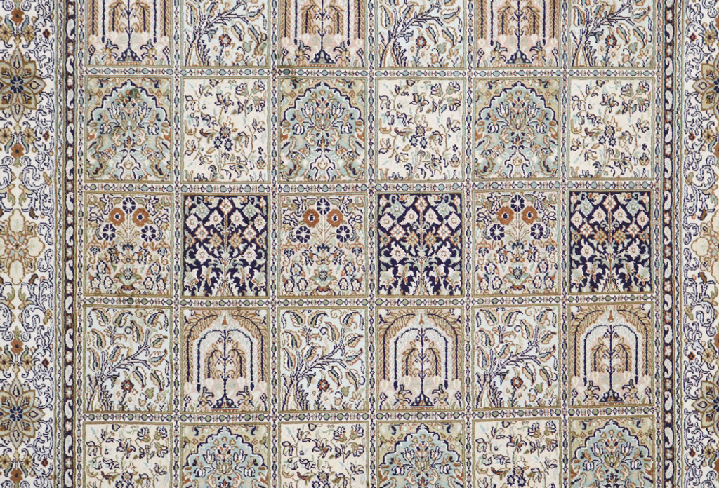 Kashmir Pure Silk Rug (Ref 2001a) 248x170cm