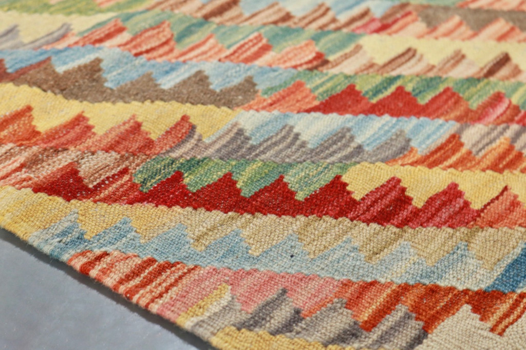 Veggie Dye Afghan Kilim Runner (Ref 106990) 160x55cm