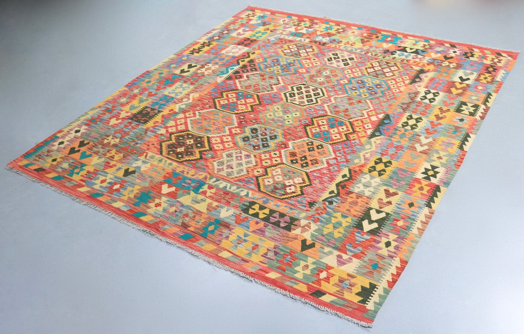 Vegetable Dye Kilim Rug (Ref 178) 297x262cm