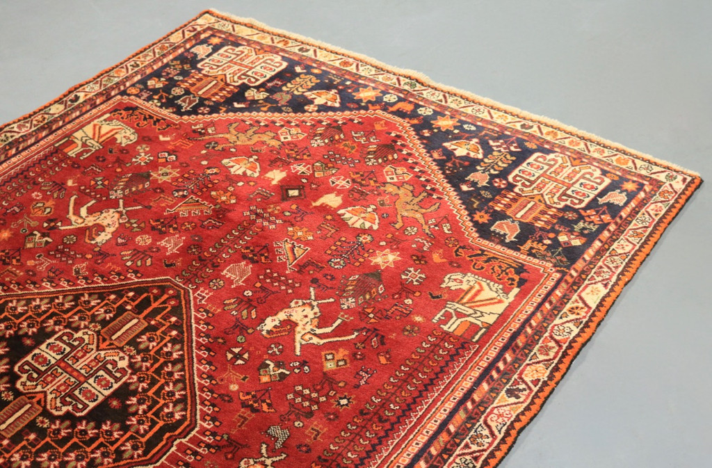 Shiraz Qashqai Persian Rug (Ref 424) 245x154cm