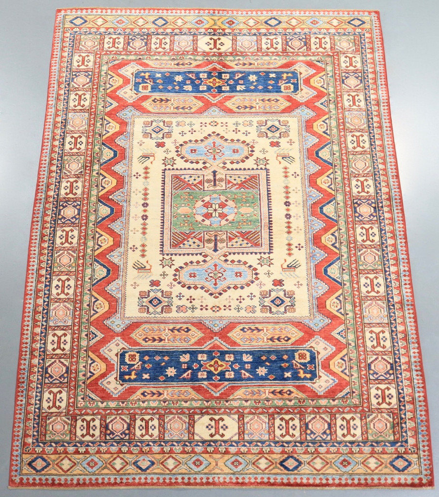 Kazak Farahan Fine Veggie Dye Rug (Ref 33172) 244x173cm