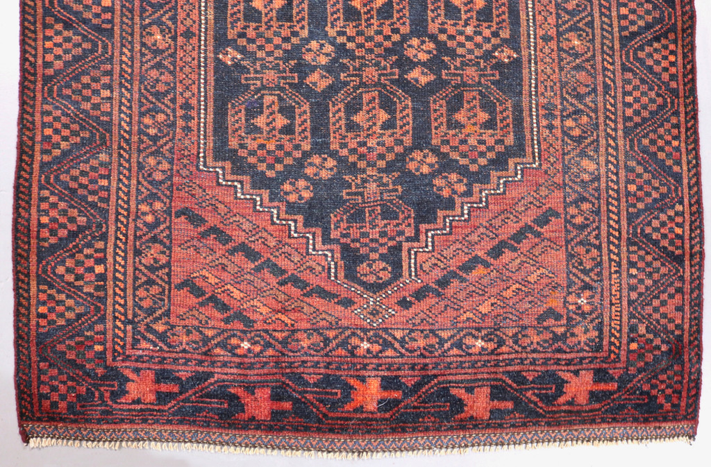 Zanjan Hamadan Vintage Persian Rug (Ref 124) 215x135cm