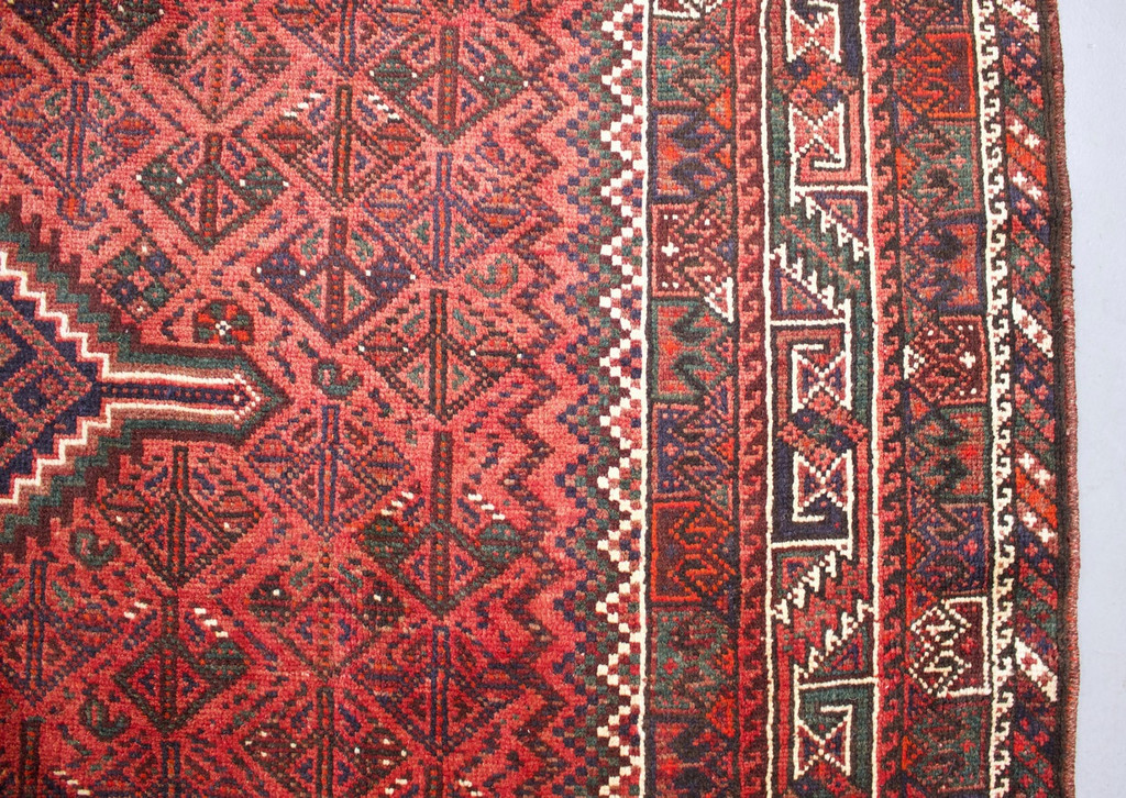 Shiraz Qashqai Vintage Persian Rug (Ref 7) 303x227cm