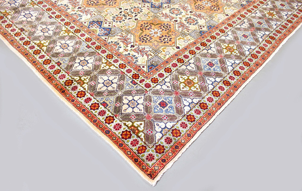 Kashan Fine Vintage Persian Rug (Ref 1) 383x303cm