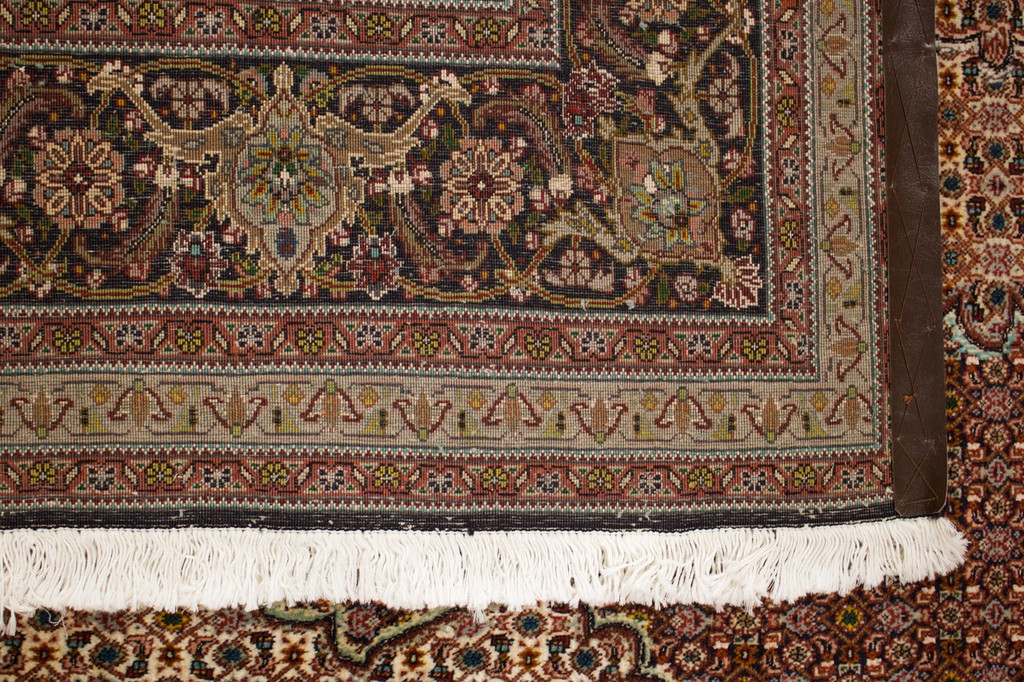 Mahi Tabriz 40 Raj Black Vintage Persian Rug (Ref 362) 300x200cm