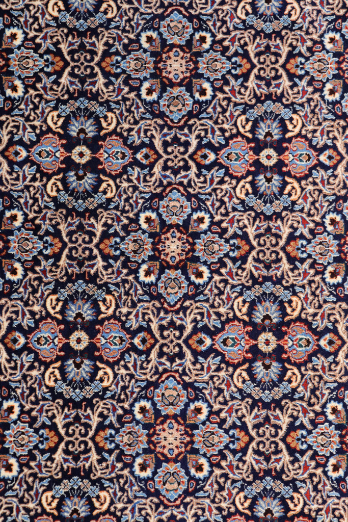 Birjand Navy Blue Persian Rug (Ref 16) 298x203cm