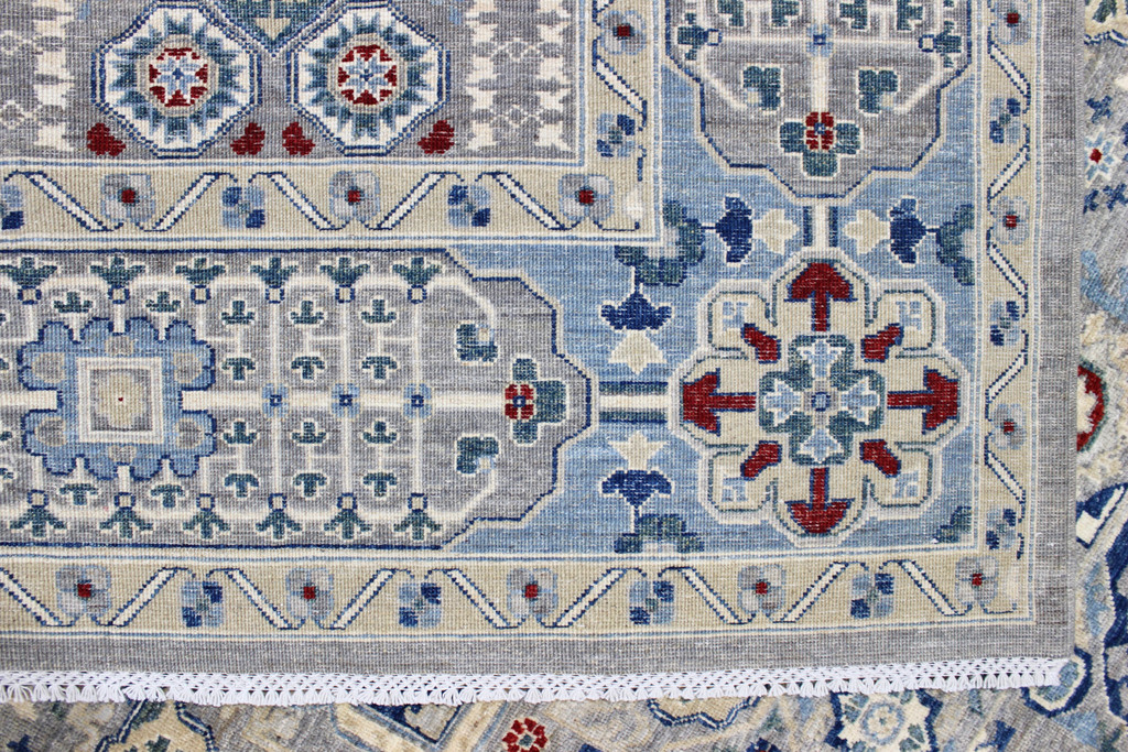 Mamluk Farahan Grey Veggie Dye Rug (Ref 5085) 363x280cm