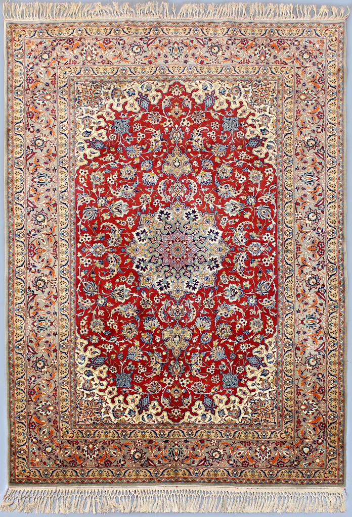 Isfahan Fine Vintage Persian Rug (Ref 77) 235x154cm