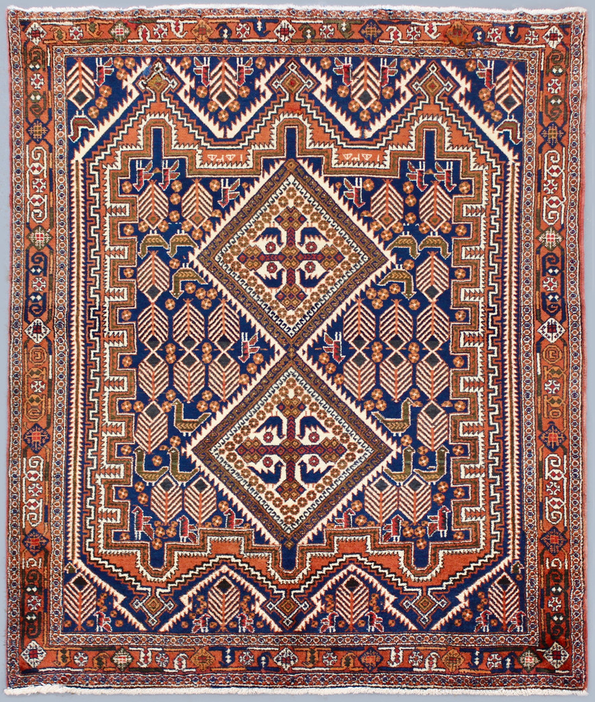 Afshar Vintage Persian Rug (Ref 324) 184x148cm