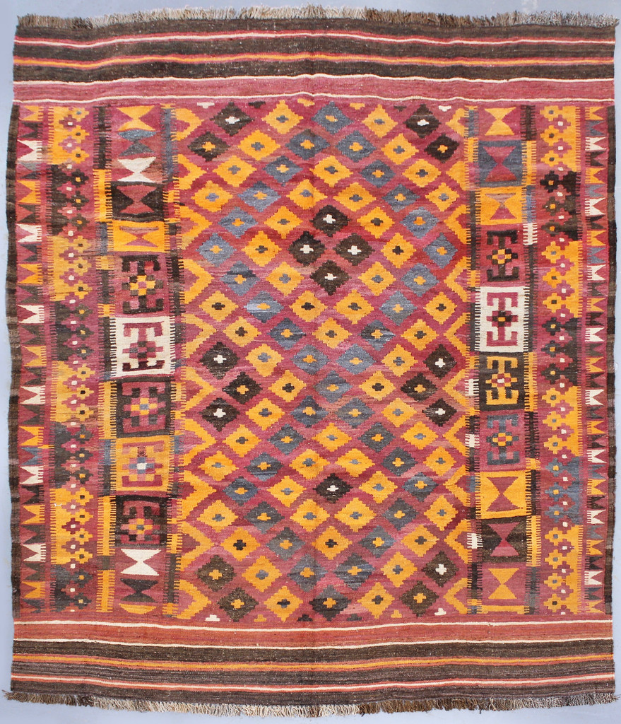 Kyber Mori Vintage Tribal Kilim (Ref 43) 276x205cm