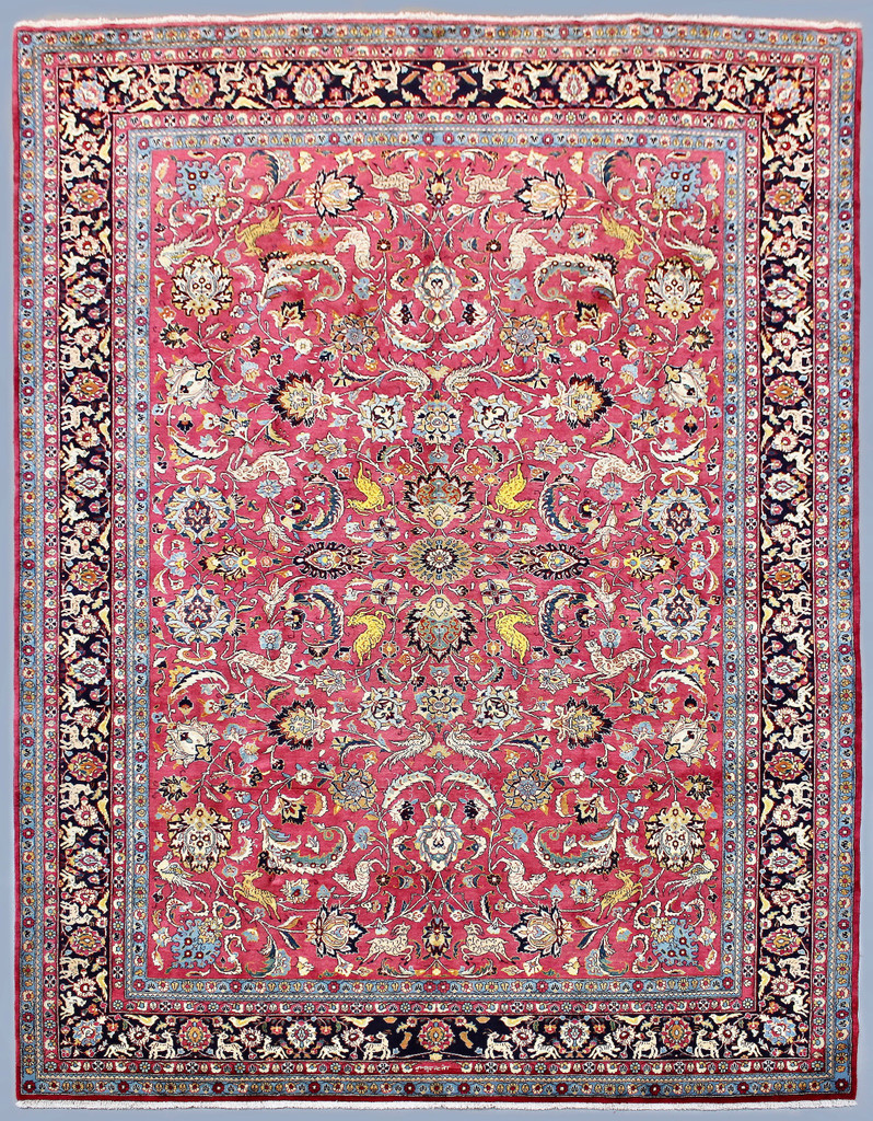 Semnam Vintage Pink Persian Rug (Ref 64) 415x305cm