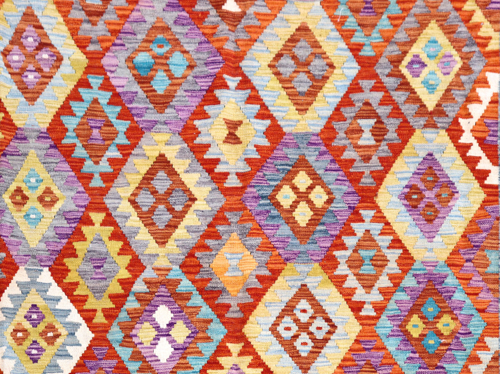 Kyber Veggie Dye Kilim Rug (Ref 100403) 342x260cm