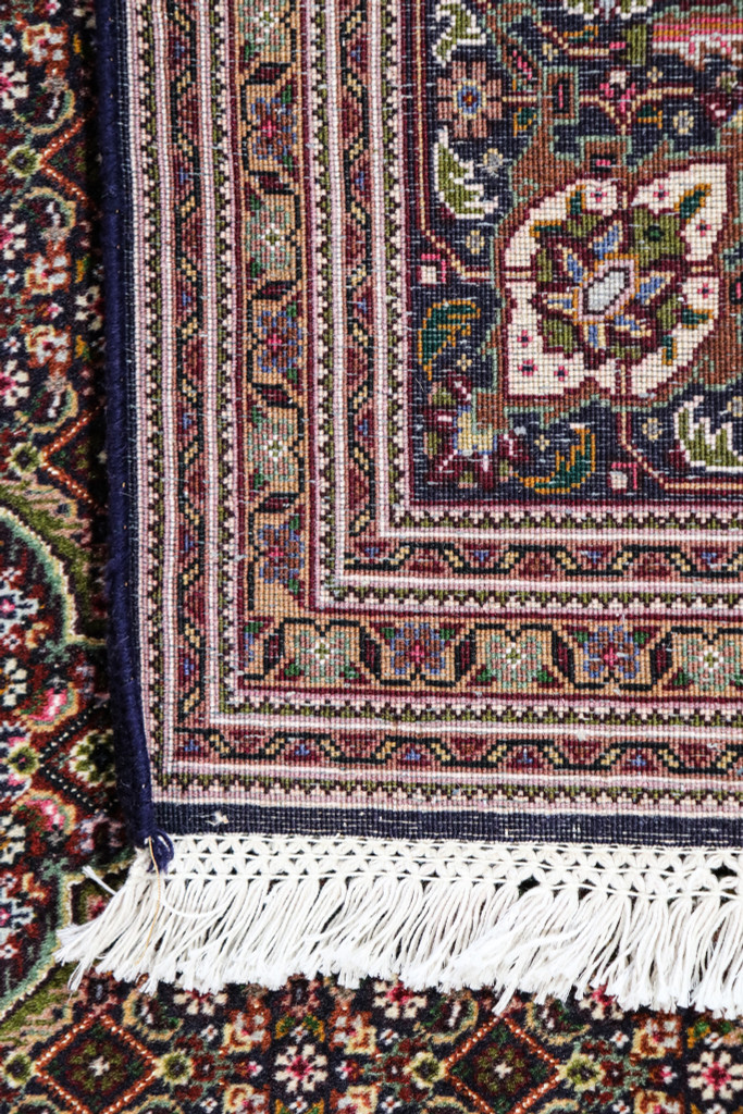  Mahi Tabriz 40 Raj Black Vintage Persian Rug (Ref 139) 293x205cm