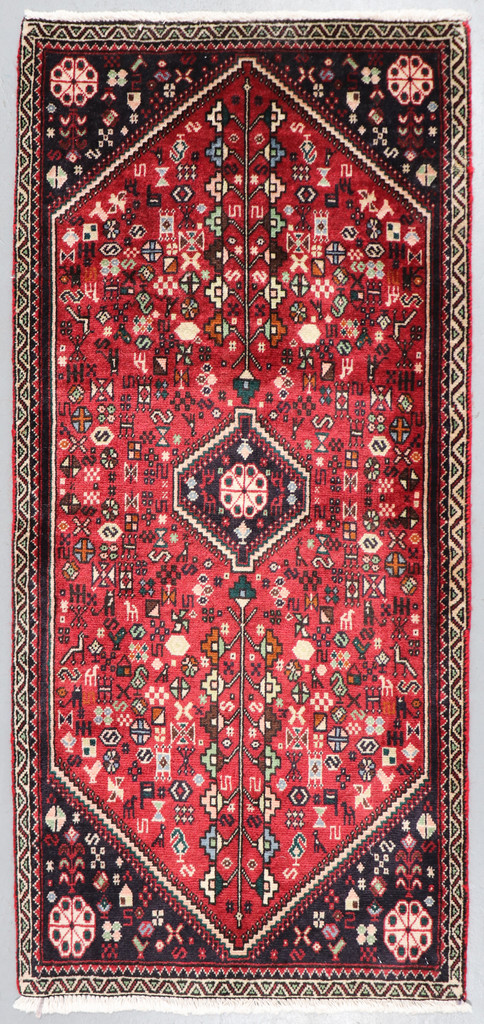 Abadeh Fine Pictorial  Persian Rug (Ref 21) 135x60cm