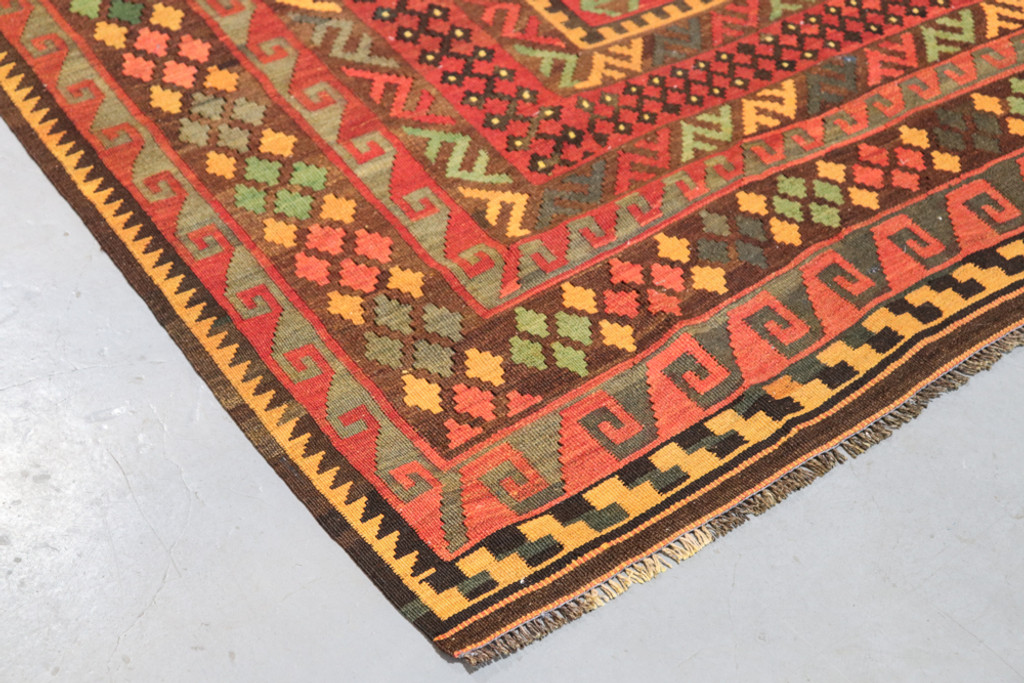 Kyber Mori Oversize Afghan Tribal Kilim (Ref 459) 396x260cm