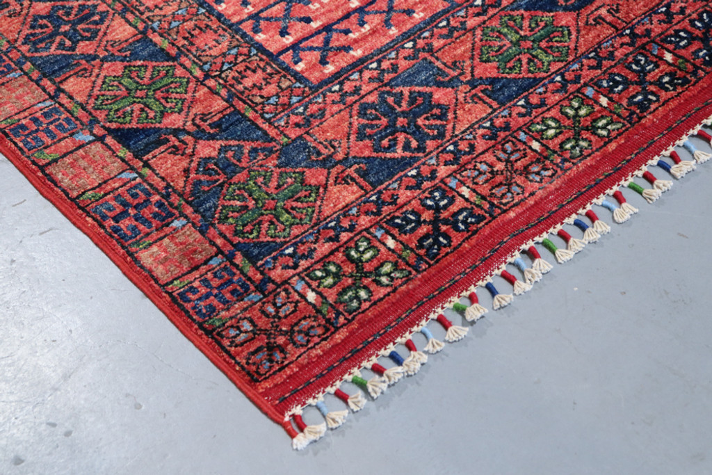 Ersari Hatchli Fine Vege Dye Rug (Ref 120) 183x119cm