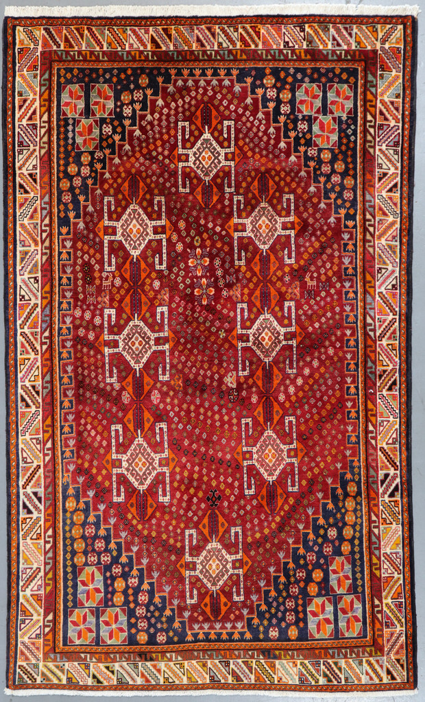 Shiraz Qashqai Fine Vintage Persian Rug (Ref 41) 245x150cm
